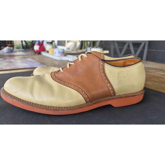 Cole Haan Men\'s Saddle Shoes Leather Brown/Beige Size 13 D/B Made in USA main image 10